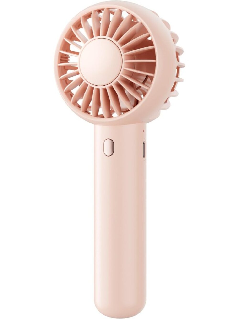 Powerful 3-Speed Handheld Fan - Usb Rechargeable, Perfect For Travel & Makeup